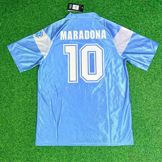 Diego Armando Maradona Napoli 1990-1991 Retro Football Jersey