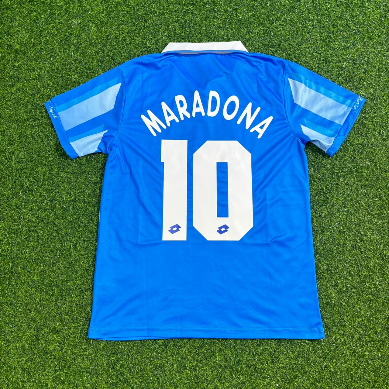 Diego Armando Maradona Napoli Retro Blue Football Jersey