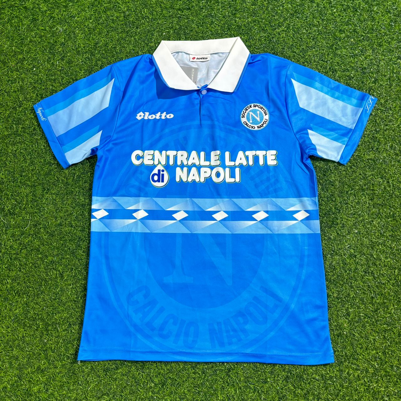 Diego Armando Maradona Napoli Retro Blue Football Jersey