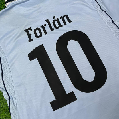 Diego Forlán #10 Uruguay World Cup Commemorative Special Blue Football Jersey