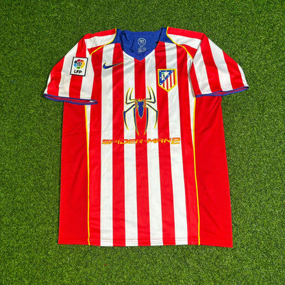 Diego Forlán Atletico Madrid SpiderMan Retro Football Jersey