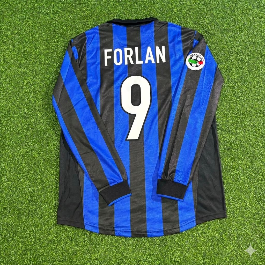 Diego Forlan - Inter Retro Jersey Trikot Maillot Maglia Soccer Shirt
