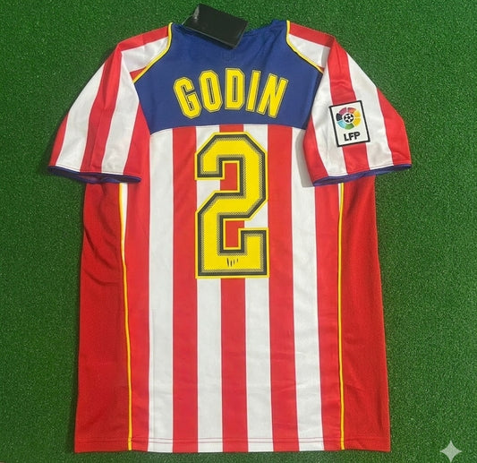 Diego Godín #2 Atletico Madrid SpiderMan Retro Football Jersey