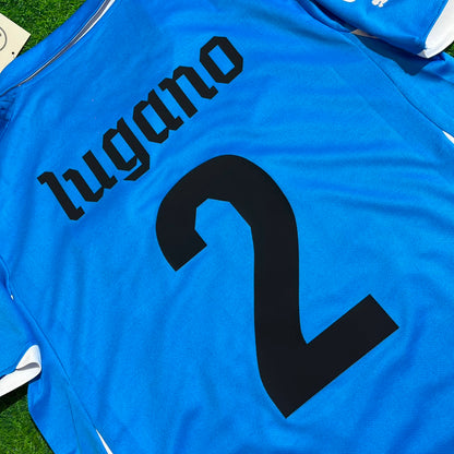 Diego Lugano Uruguay 2010 South Aftica World Cup Blue Retro Jersey Maglia