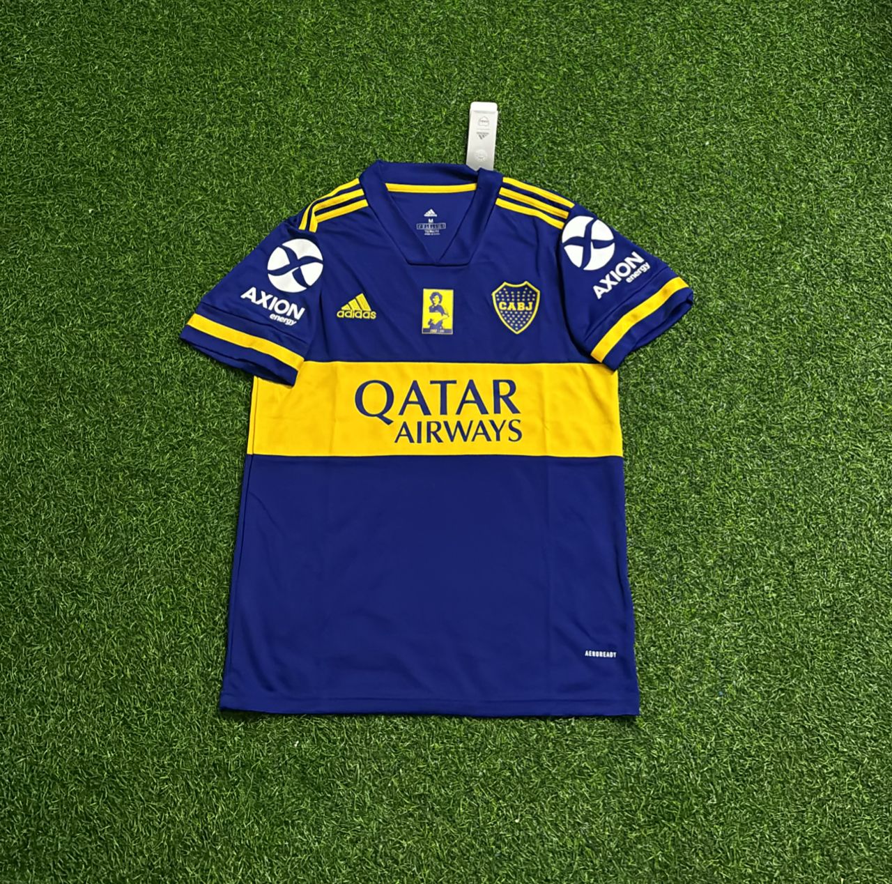 Diego Armando Maradona Boca Juniors Commemorative Retro Jersey Trikot Maglia Soccer Shirt