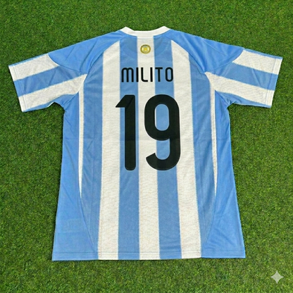 Diego Milito 19- 2010 World Cup Argentina Retro Jersey