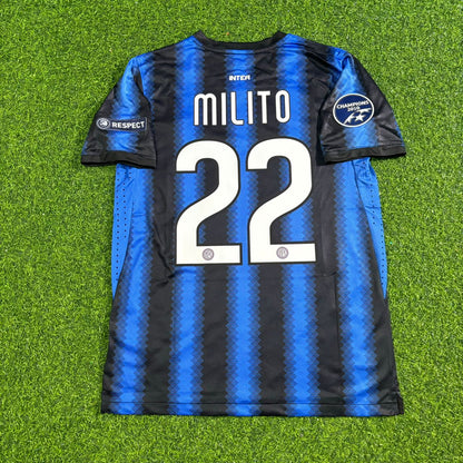 Diego Milito - Inter 2011 Jersey Soccer Trikot Maillot Maglia Soccer Shirt