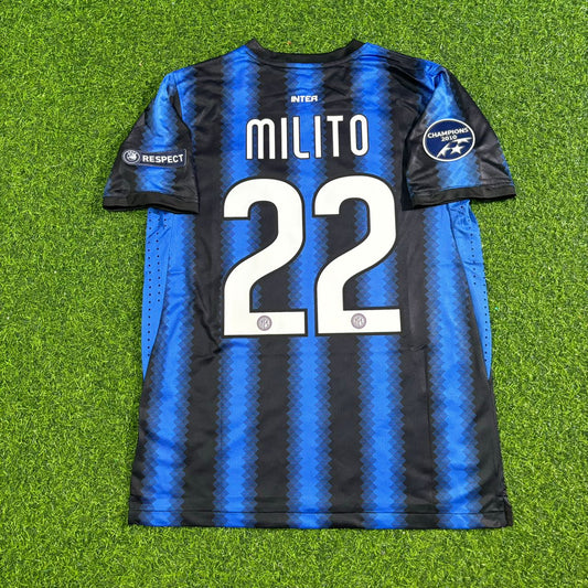 Diego Milito - Inter 2011 Jersey Soccer Trikot Maillot Maglia Soccer Shirt