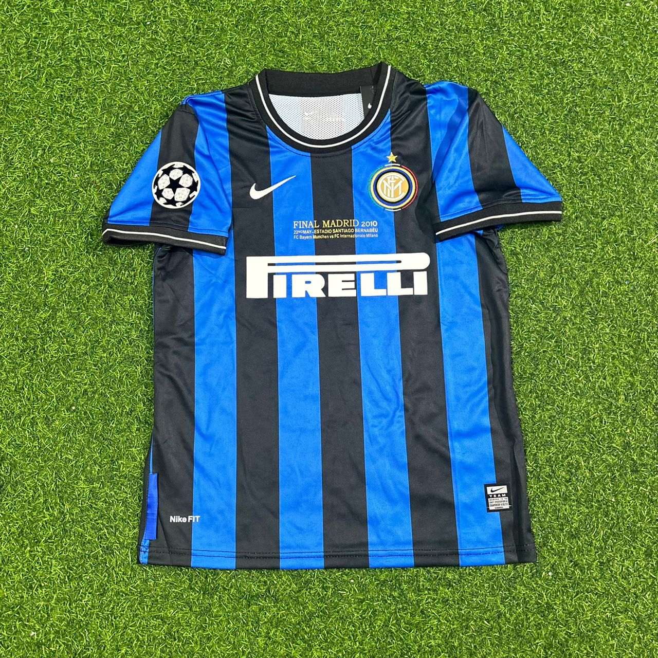 Diego Milito Inter Milan 2010 Champions League Final Kids Football Jersey