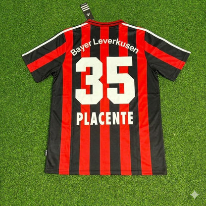 Diego Placente Bayer Leverkusen 2000/2001 Heim Retro Fußballtrikot