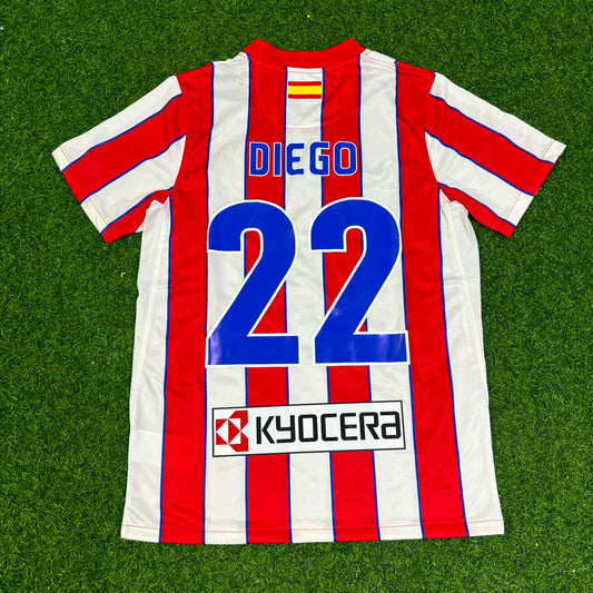 Diego Ribas Atletico Madrid 2011 Retro Football Jersey Kit
