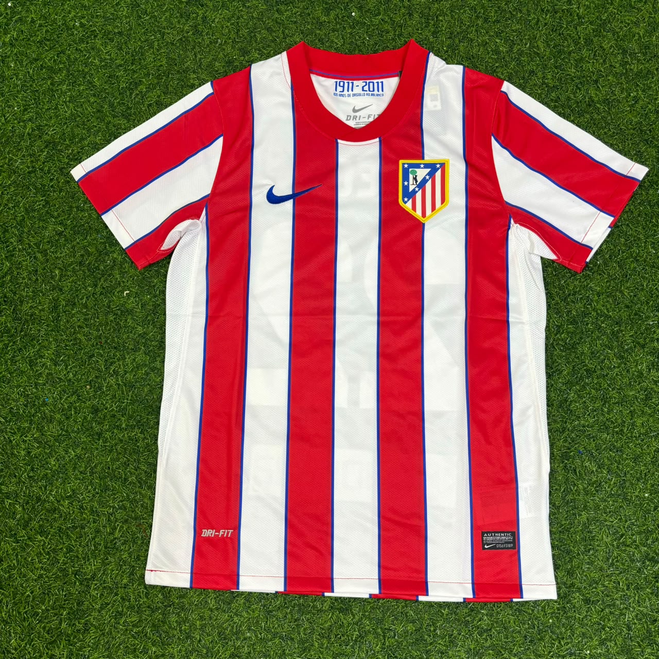 Diego Ribas Atletico Madrid 2011 Retro Football Jersey Kit