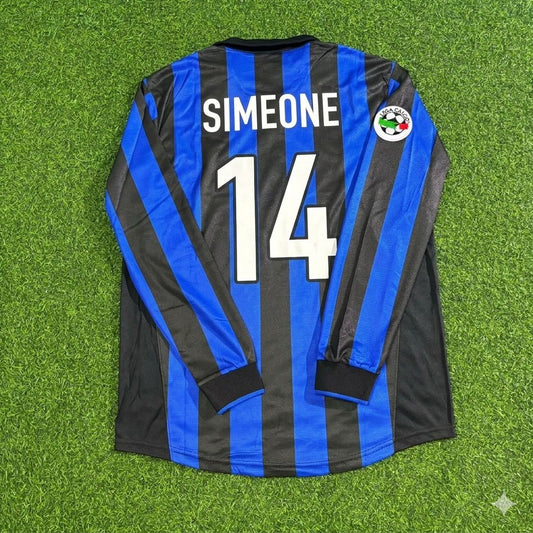 Diego Simeone - Inter 1998 1999 Retro Jersey Trikot Maillot Maglia Soccer Shirt