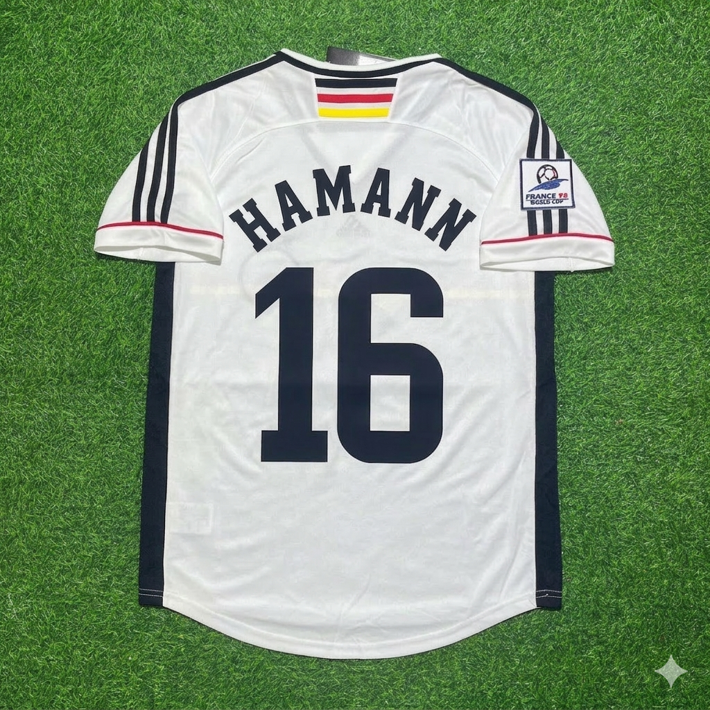Dietmar Hamann Deutschland 1998 Weltmeisterschaft Retro Fußballtrikot