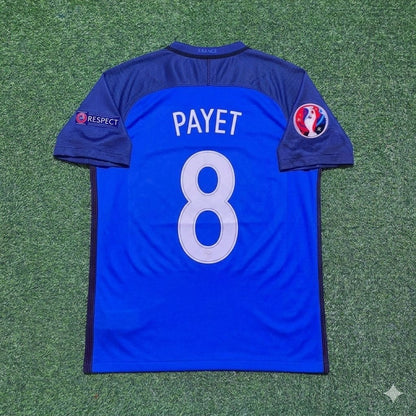 Dimitri Payet #8 France Euro 2016 Home Retro Football Jersey