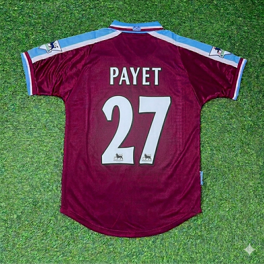 Dimitri Payet #27 West Ham United Home Retro Football Jersey