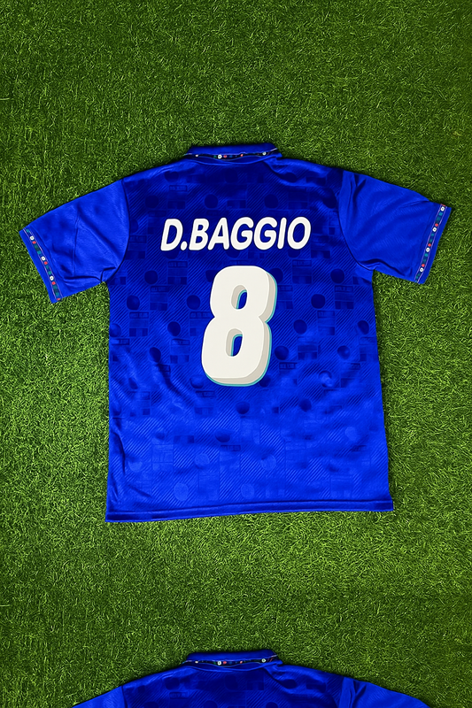 Dino Baggio 1994 World Cup Italy Retro Jersey Maillot Trikot Maglia Soccer Shirt