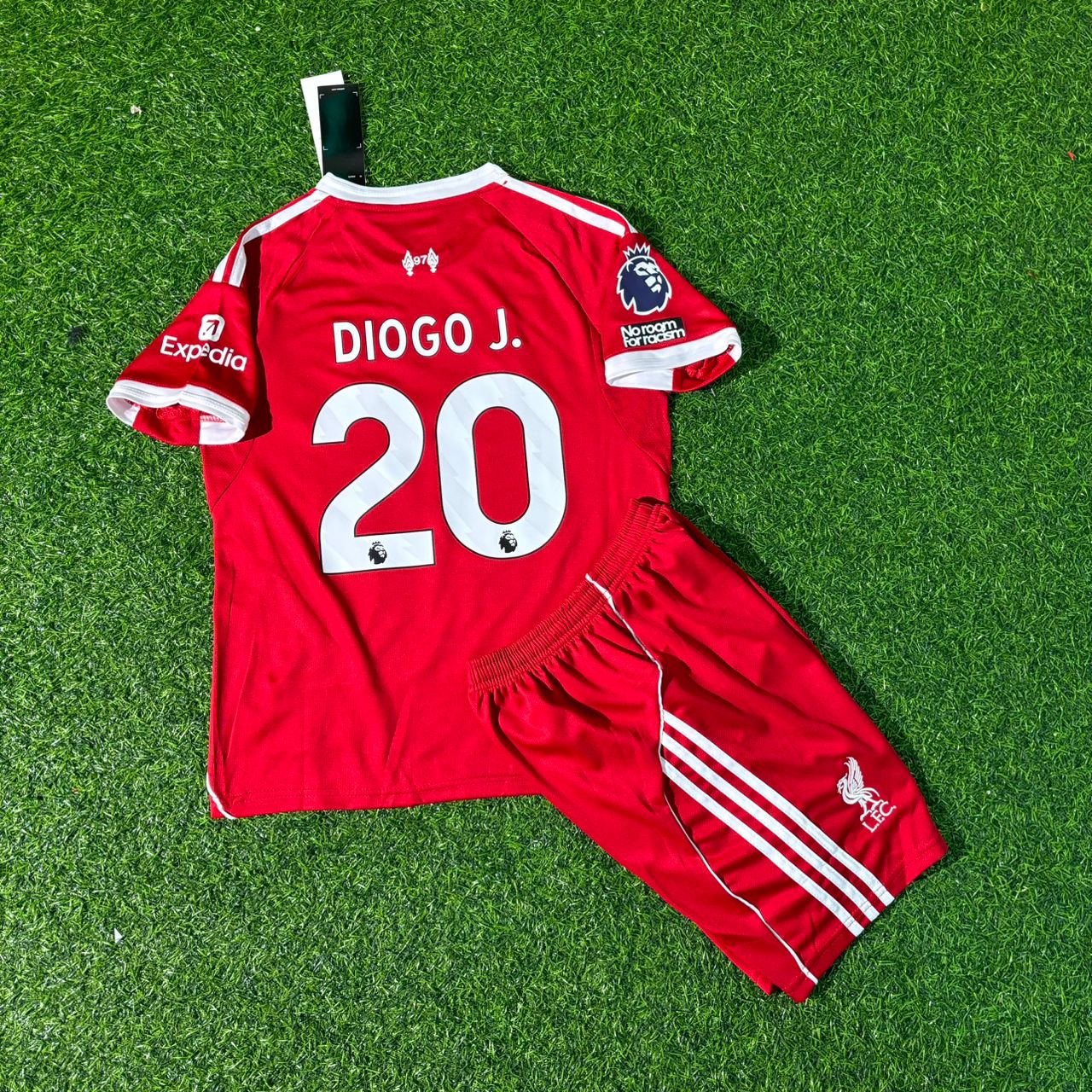 Diogo Jota Liverpool Legend Tribute Kids Football Jersey Kit