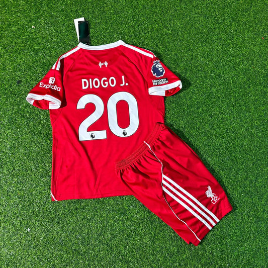Diogo Jota Liverpool Legend Tribute Kids Football Jersey Kit
