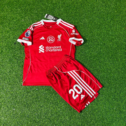 Diogo Jota Liverpool Legend Tribute Kids Football Jersey Kit