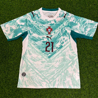 Bernardo Silva Portugal WM 2026 Auswärtstrikot Weiß
