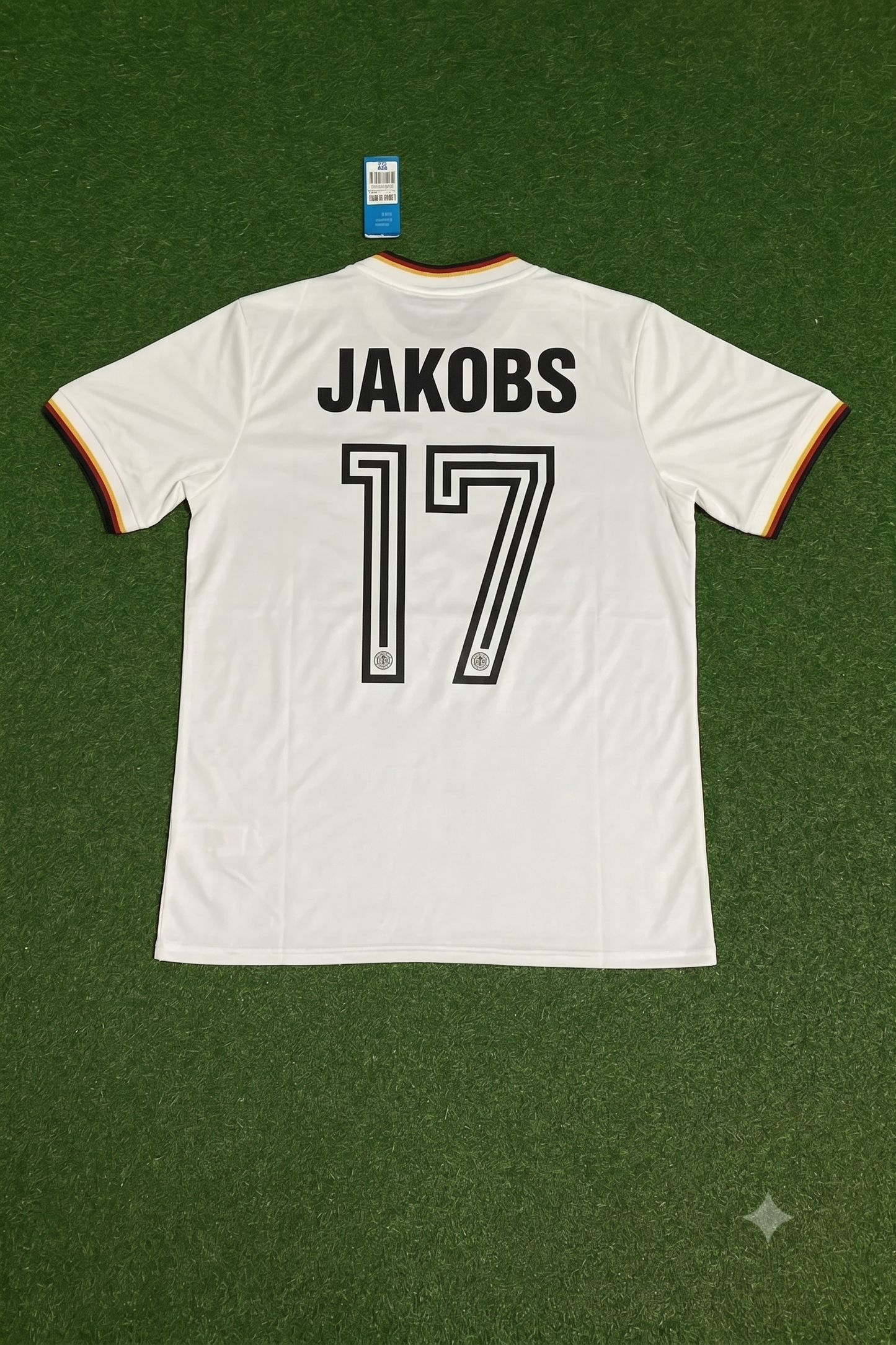 Ditmar Jakobs Germany 1986 World Cup Retro Football Jersey Kit