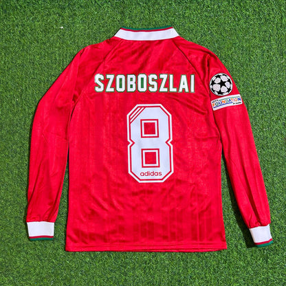 Dominik Szoboszlai Liverpool Long Sleeve Retro Kit Jersey Trikot Maillot Soccer Shirt