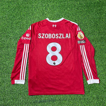 Dominik Szoboszlai Liverpool 2025-2026 Kids Football Jersey