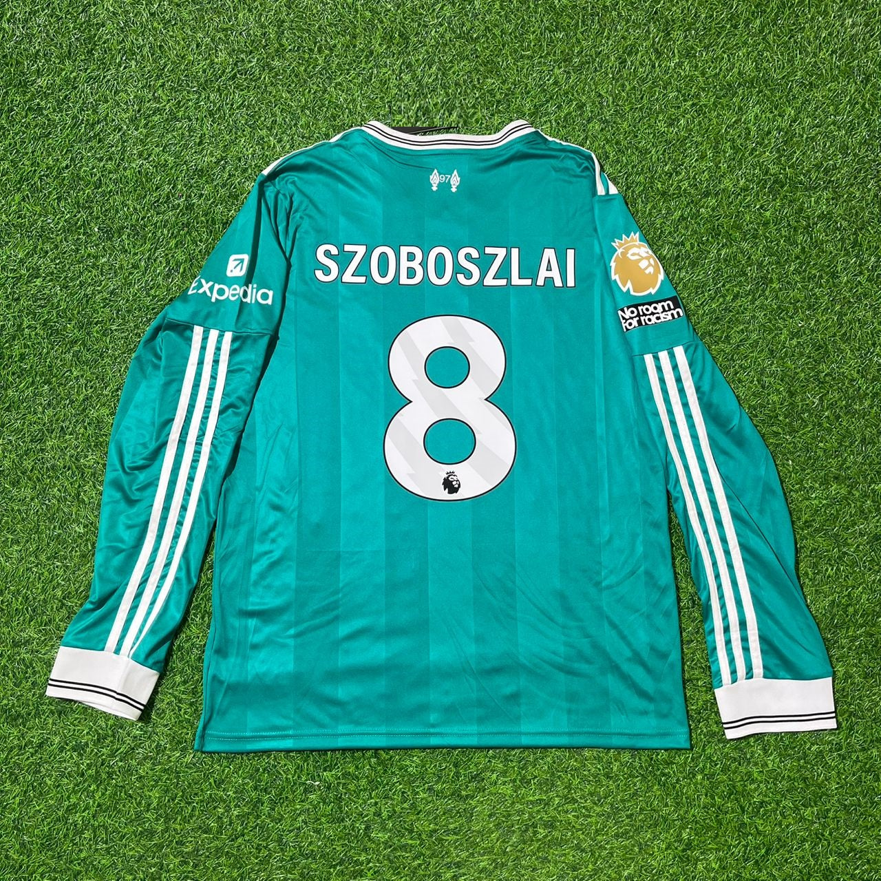 Dominik Szobaszlai Liverpool 2025 New Season Away Long Sleeve Football Jersey Kit