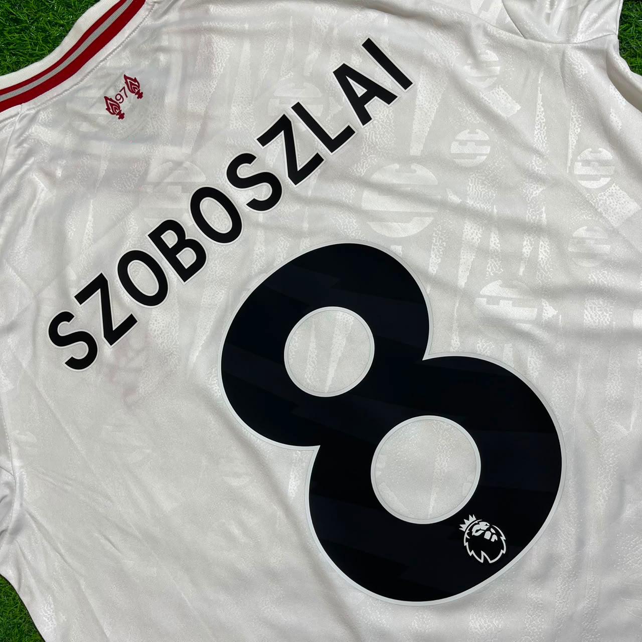 Dominik Szoboszlai Liverpool 2027 New Season Long Sleeve Away White Football Jersey Kit