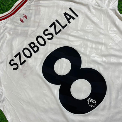 Dominik Szoboszlai Liverpool 2027 New Season Long Sleeve Away White Football Jersey Kit