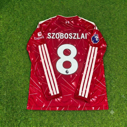 Dominik Szoboszlai Liverpool 2027 New Season Long Sleeve Home Football Jersey Kit