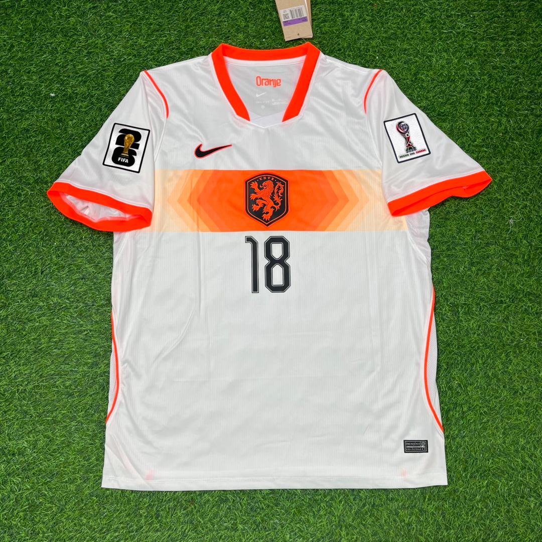 Donyell Malen #18 Niederlande 2026 WM Neues Saison Fußballtrikot