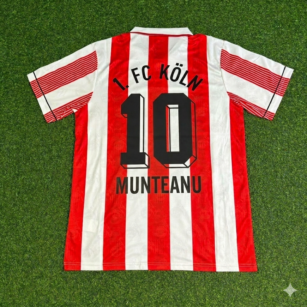 Dorinel Munteanu #10 FC Köln Retro Trikot Fußballtrikot