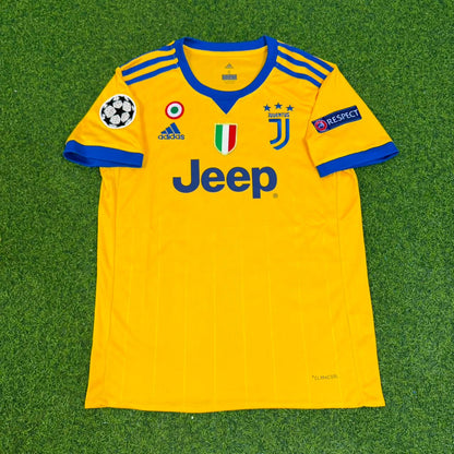 Douglas Costa Juventus 2017-2018 Yellow Retro Football Jersey
