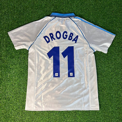 Didier Drogba Olympique Marseille  Retro Jersey Kit Maillot Soccer Shirt