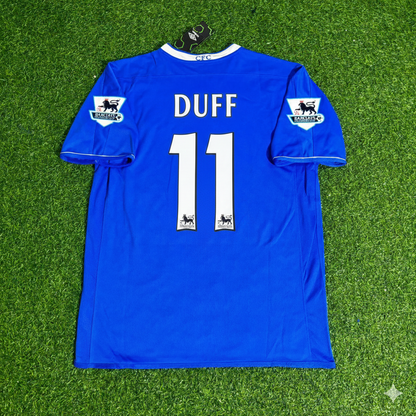 Damien Duff Chelsea 2003 2005 Season Home Navy Blue Retro Jersey Trikot Soccer Shirt