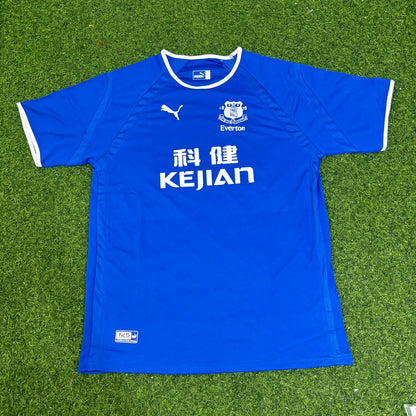 Duncan Ferguson #9 Everton Fc Blue Retro Football Jersey