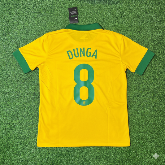 Dunga Brasilien Retro-Fußballtrikot-Set