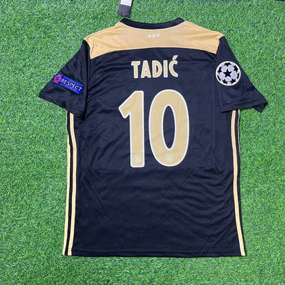 Dušan Tadić Ajax 2018–2019 Champions League Black Retro Football Jersey Kit