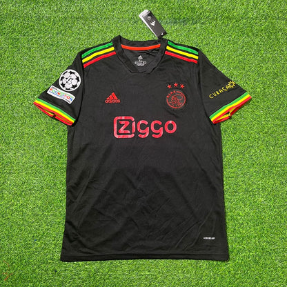 Dušan Tadić Ajax 2021–2022 Black Bob Marley Edition Retro Football Jersey Kit