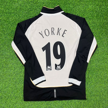 Dwight Yorke Manchester United 2001-2002 Reversible Retro Football Jersey