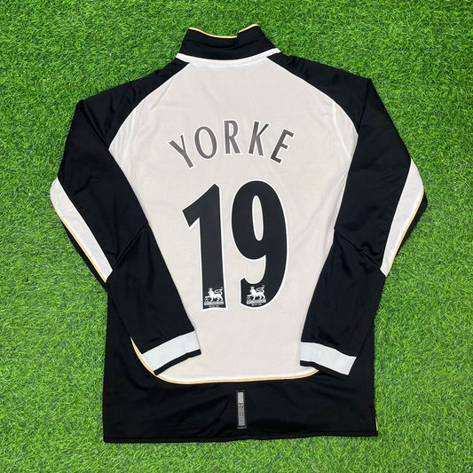 Dwight Yorke Manchester United 2001-2002 Reversible Retro Football Jersey