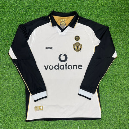Dwight Yorke Manchester United 2001-2002 Reversible Retro Football Jersey