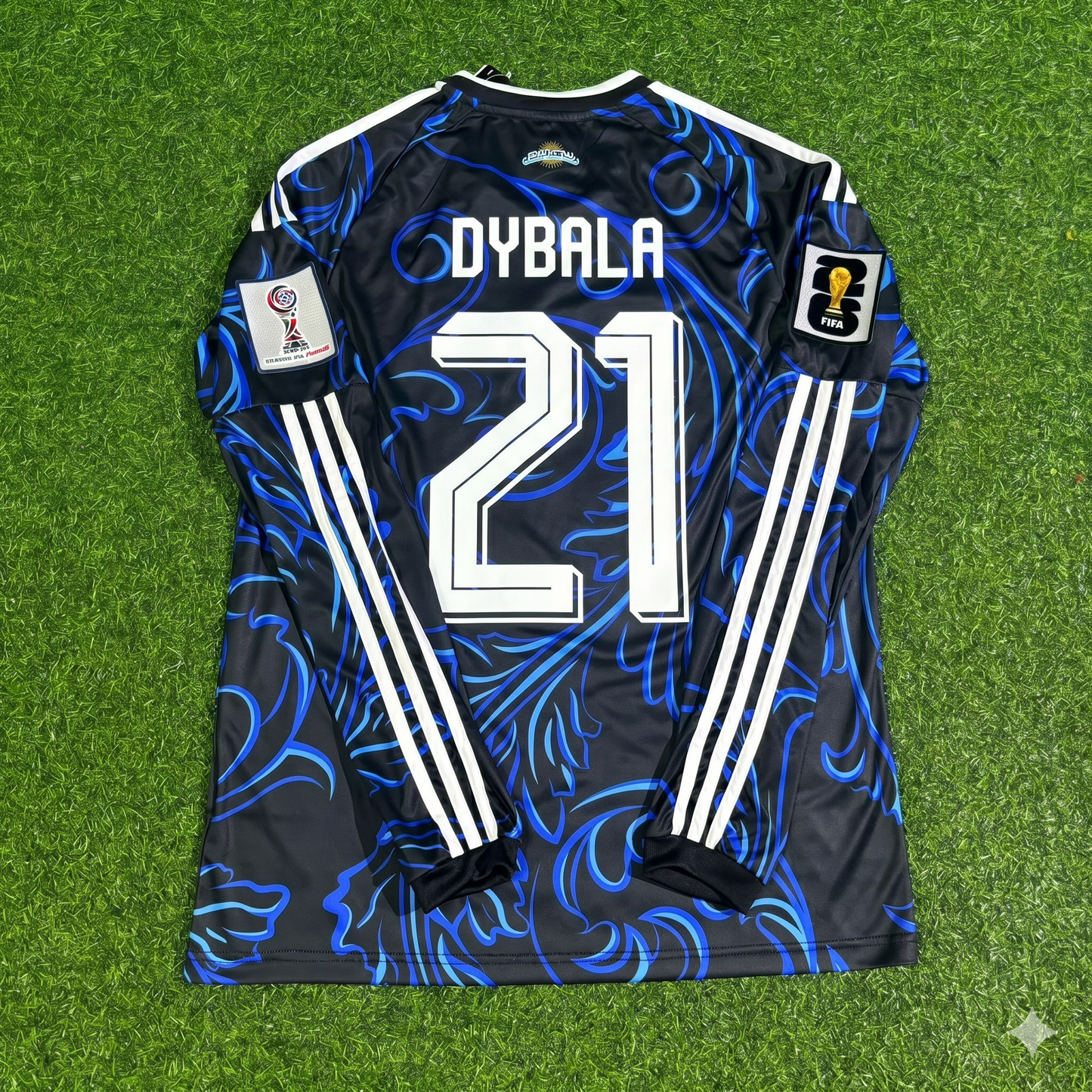 Paulo Dybala Argentinien WM 2026 Langarm-Fußballtrikot