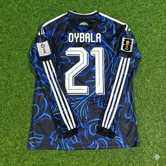 Paulo Dybala Argentina 2026 World Cup Long Sleeve Football Jersey
