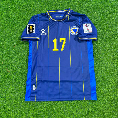 Dzenis Burnić Bosnia and Herzegovina 2026 World Cup Blue Football Jersey