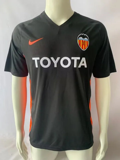 Valencia CF 2006 Black Retro Jersey Camiseta Soccer Shirt