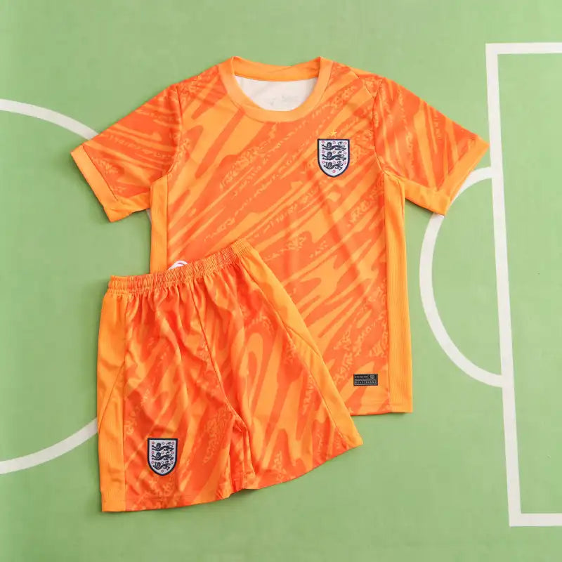 2024 UEFA England Orange Kids kit Kindertrikot Cocuk formasi maillot enfant kindertrui