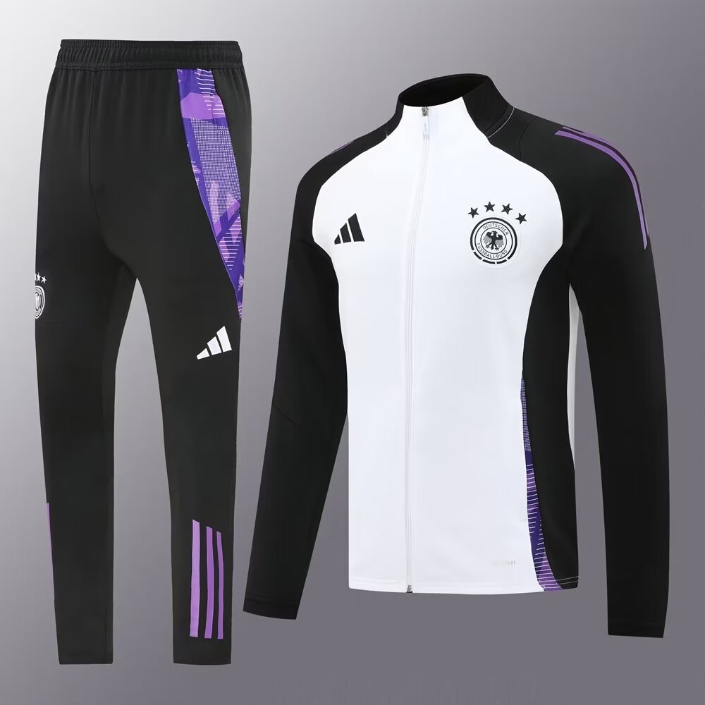 Germany Tracksuit Tracksuit White and Black